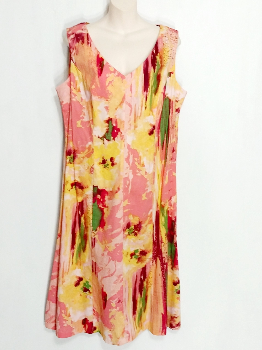 🔵BOGO FREE🔵Dana Kay Dress Sleeveless Seams for Fitted Look Sz 14